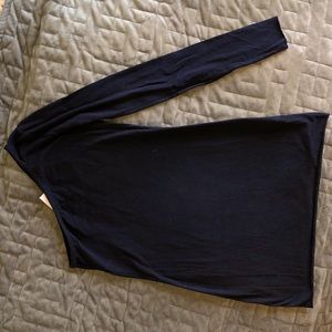 One sleeve long sleeve tunic